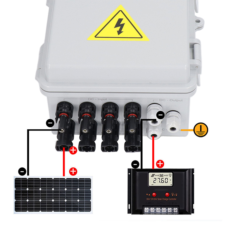 Hộp Phối Điện 1000V DC 3 Trong 1 Ra