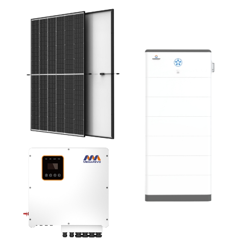 Bộ quang điện 12KW với bộ lưu trữ 20KWh